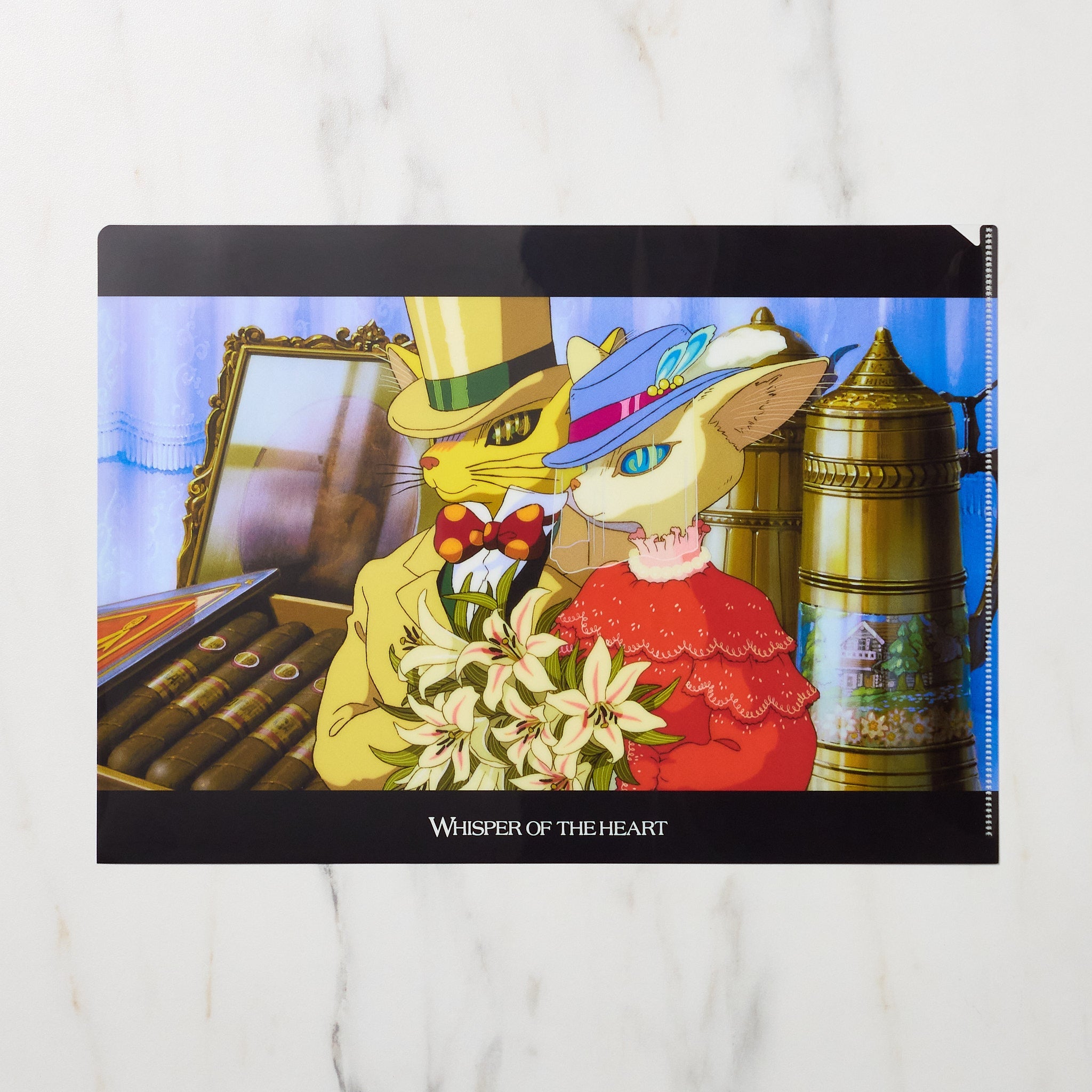 Studio Ghibli Whisper of the Heart A4 Clear File Folder - Anime Scenes Collection by Movic - Perfect for School, Office & Anime Fan Collectibles