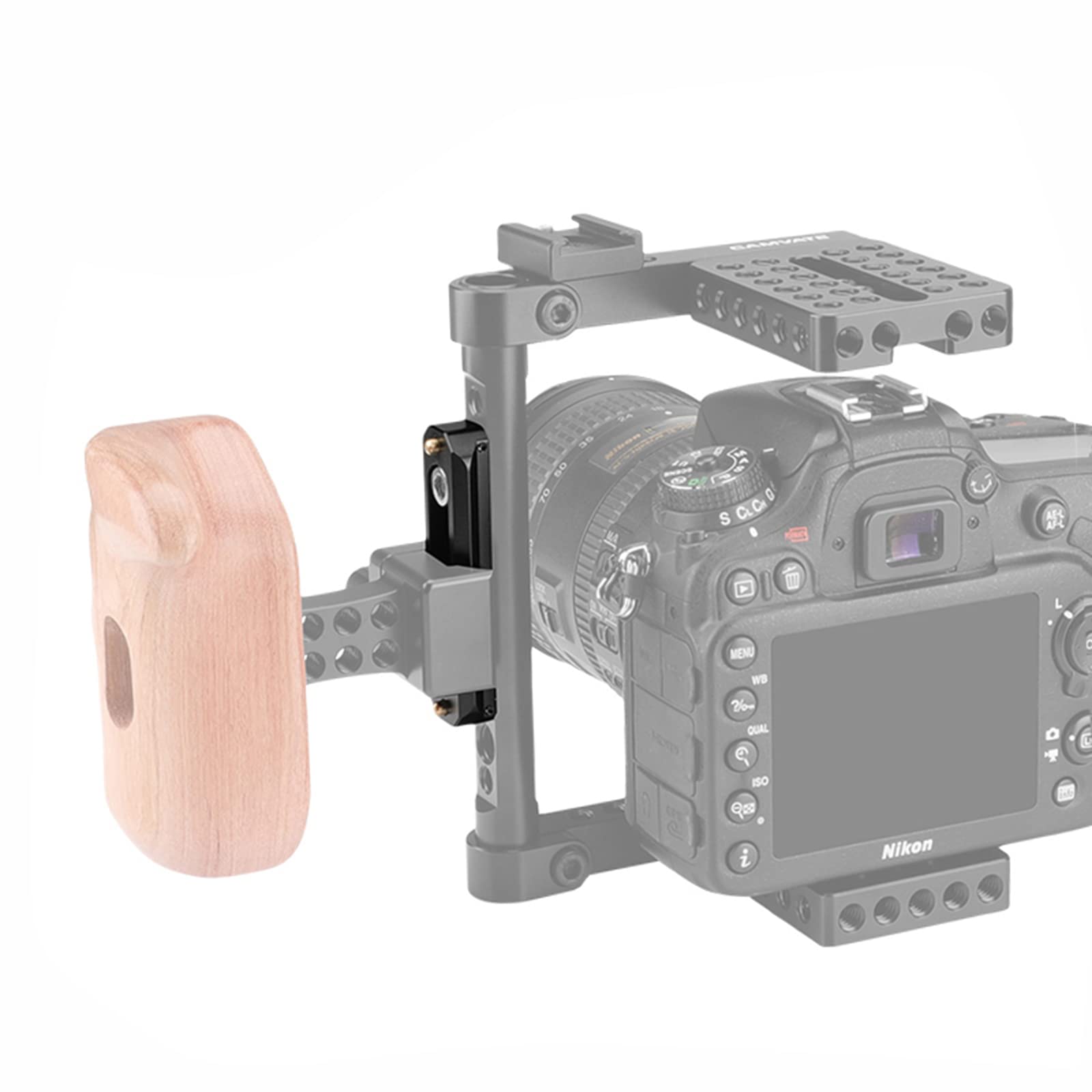 CAMVATE Quick Release NATO Rail with 15mm Rod Clamp & Cold Shoe Mount - Perfect for DSLR, Mirrorless Camera Rig Setup & Video Accessories
