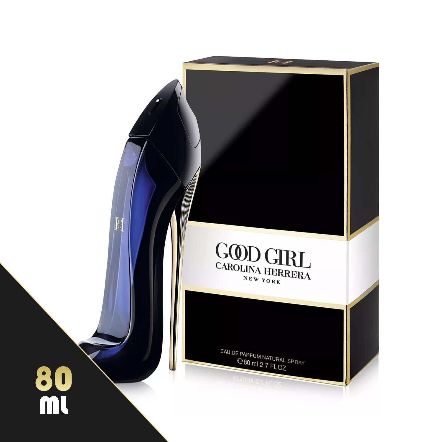 Good Girl Eau de Parfum Gift Set - 2.7 Oz Perfume Spray with Lavender Soy Candle (5ml), Car Fresheners & Travel Atomizer | Women's Fragrance Gift for Birthday, Anniversary & Valentine's Day | Perfect for Office, Date Night & Special Occasions