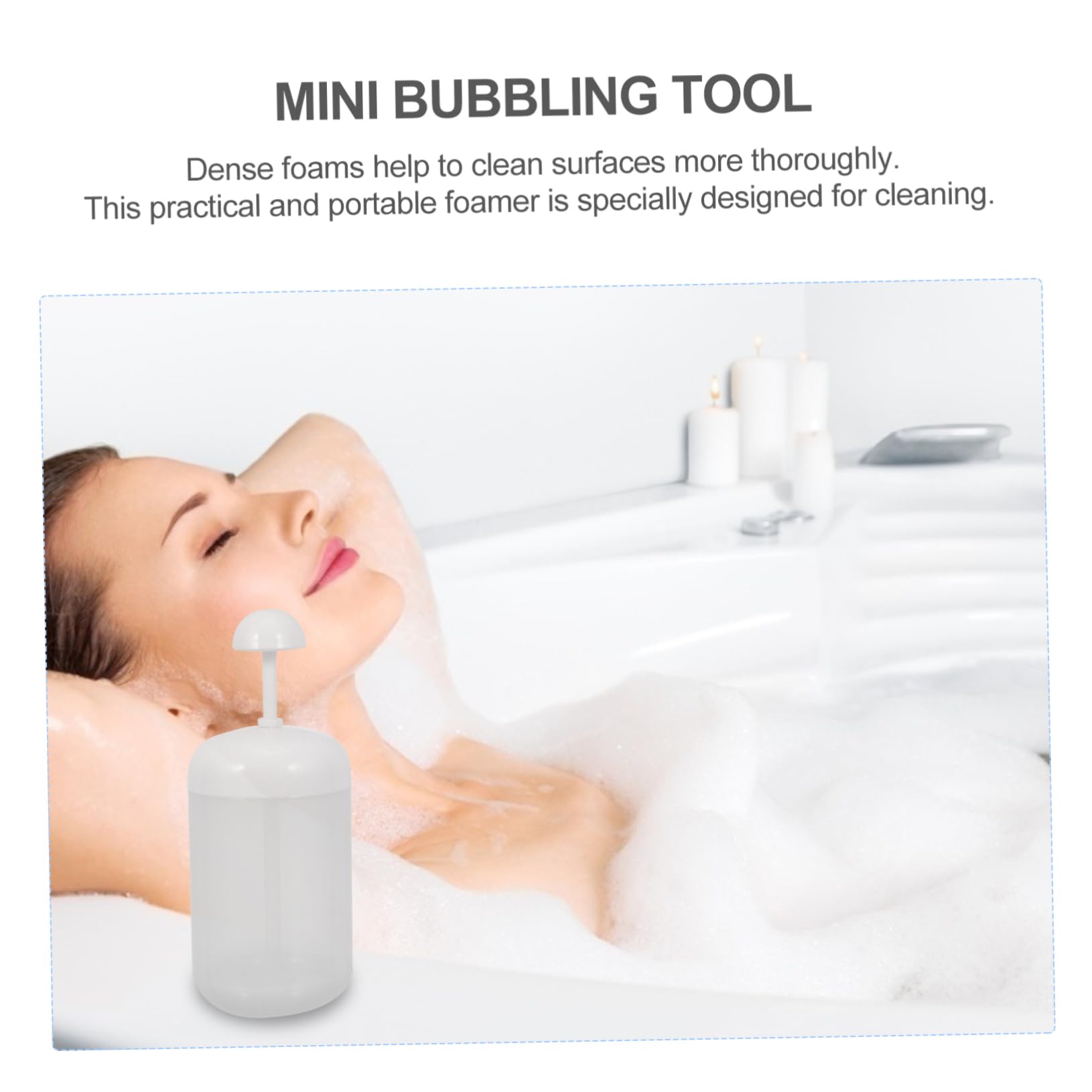 Portable Facial Foam Maker & Coffee Frother - 2pcs Cute Shampoo Pump for Face Wash & Marshmallow Foam | Perfect for Skincare Routine, Bubble Bath & DIY Coffee Drinks