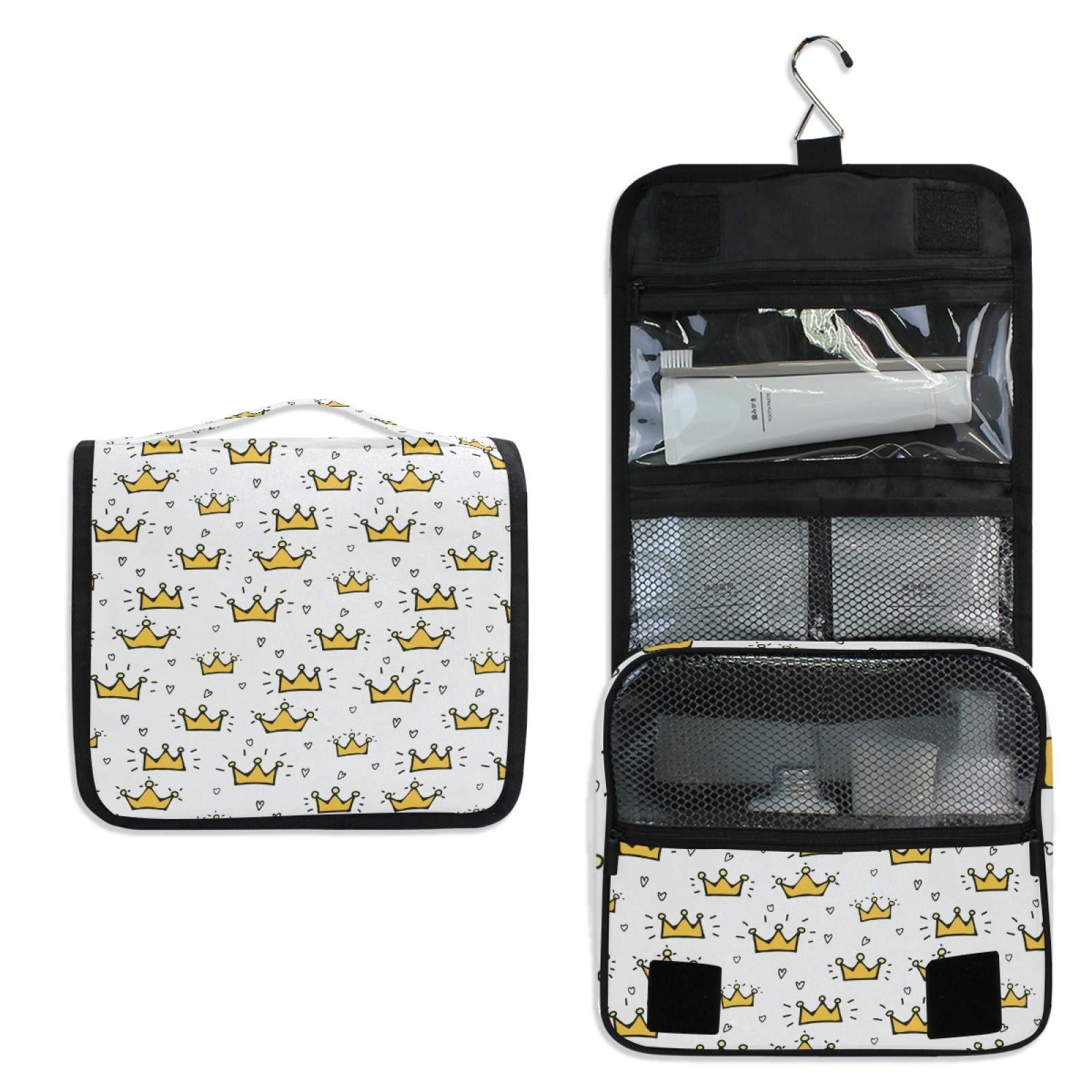 Hanging Travel Toiletry Bag Kit - Waterproof Makeup Case & Cosmetic Organizer for Men & Women - Perfect for Camping, Gym, Business Trips & Vacation Essentials