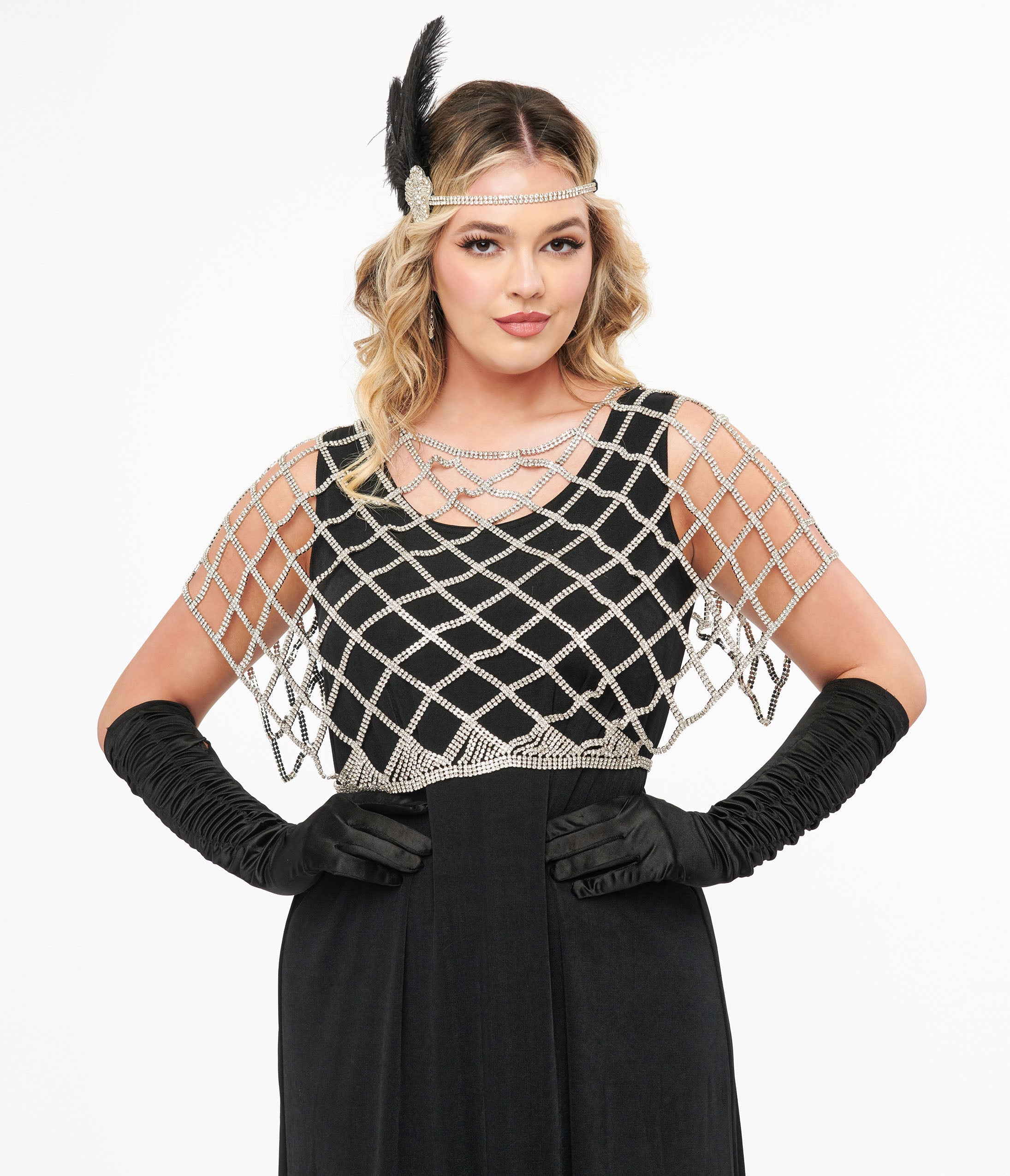Sparkling Silver Rhinestone Top for Women - Elegant Party & Evening Wear - Perfect for Weddings, Prom, and Special Occasions