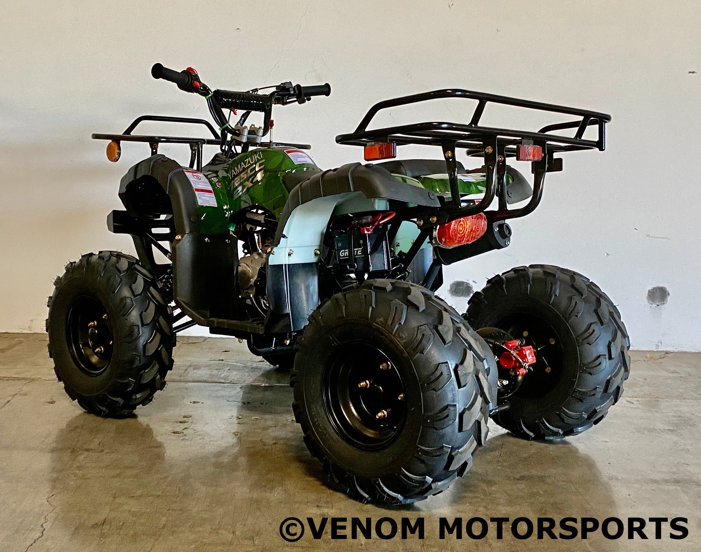Kodiak 125cc ATV for Adults & Teens - Mid Size All Terrain Vehicle 4x4 Quad Bike | ATV 3125XR8 U2 Model | Perfect for Trail Riding, Farm Work & Off Road Adventures