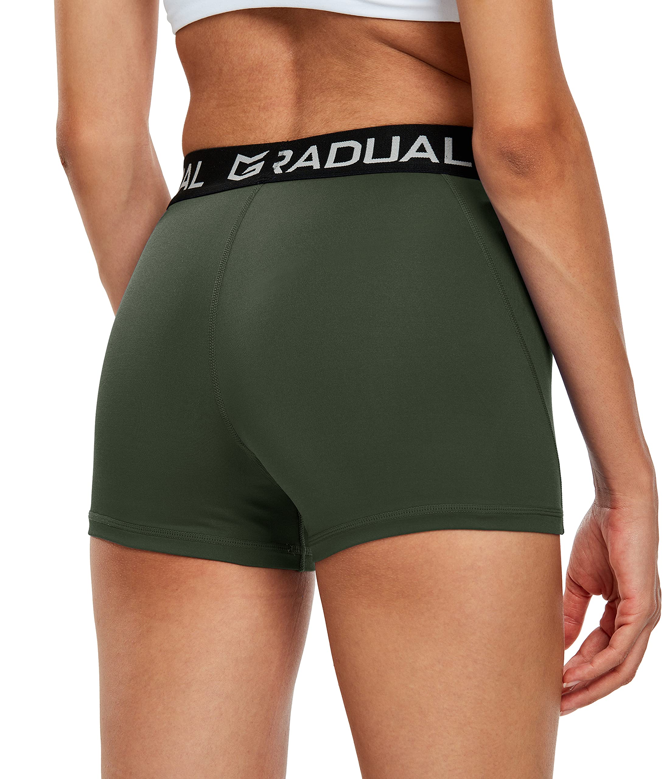 Women's Spandex Compression Volleyball Shorts 3