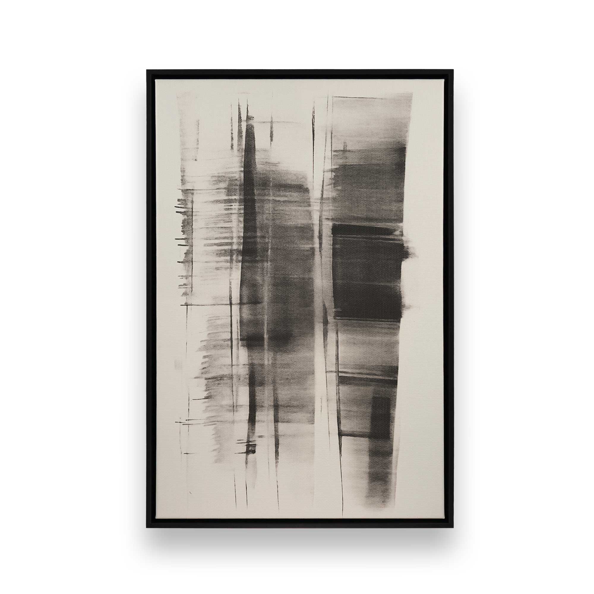 Hazy Shade Whimsy II Canvas Wall Art Print - Modern Abstract Painting for Living Room, Bedroom & Office Decor