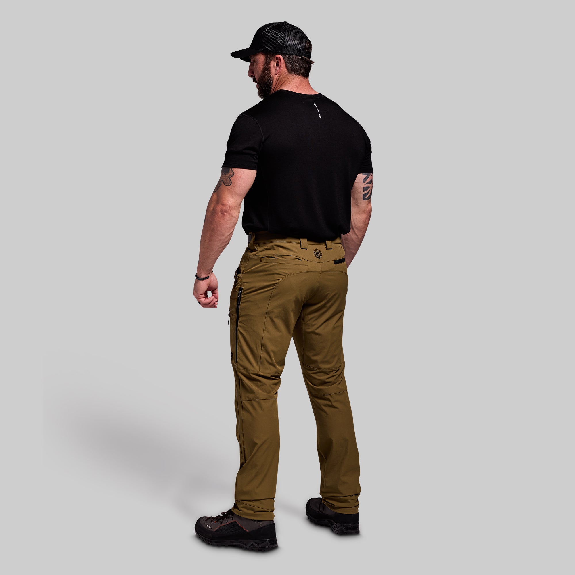 Men's Frontier Pant Light 2.0 - Quick-Dry Hiking Pants with UPF Protection & Stretch (Crocodile Color) - Perfect for Outdoor Adventures, Camping & Travel