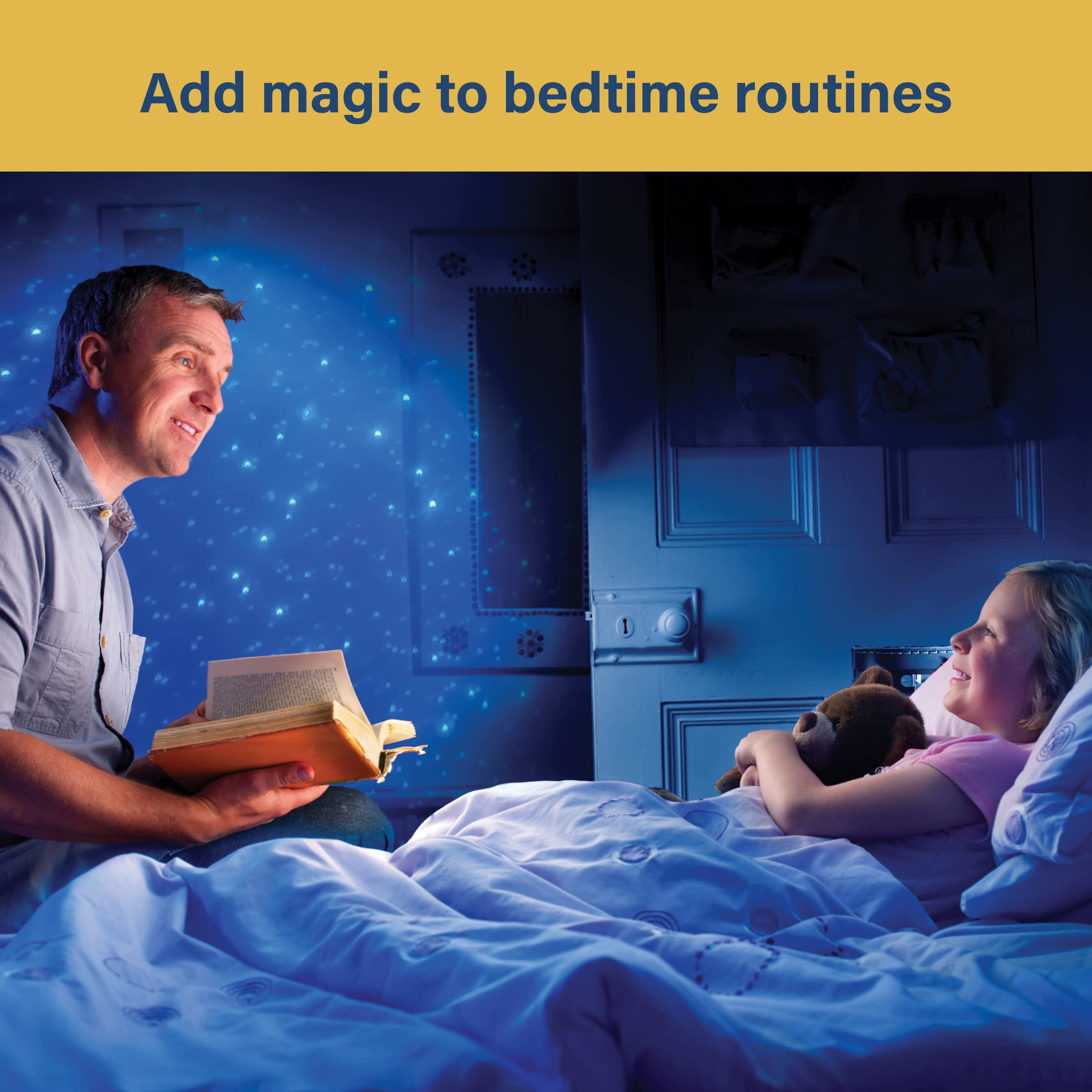 Galaxy Projector Star Light - DreamLite Animated LED Night Light with Touch Control & Auto-Off Timer | Perfect for Bedroom, Nursery, Meditation Room & Home Theater Decor | Starlight Projector for Kids and Adults