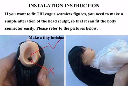 HiPlay 1/6 Scale Female Head Sculpt for 12