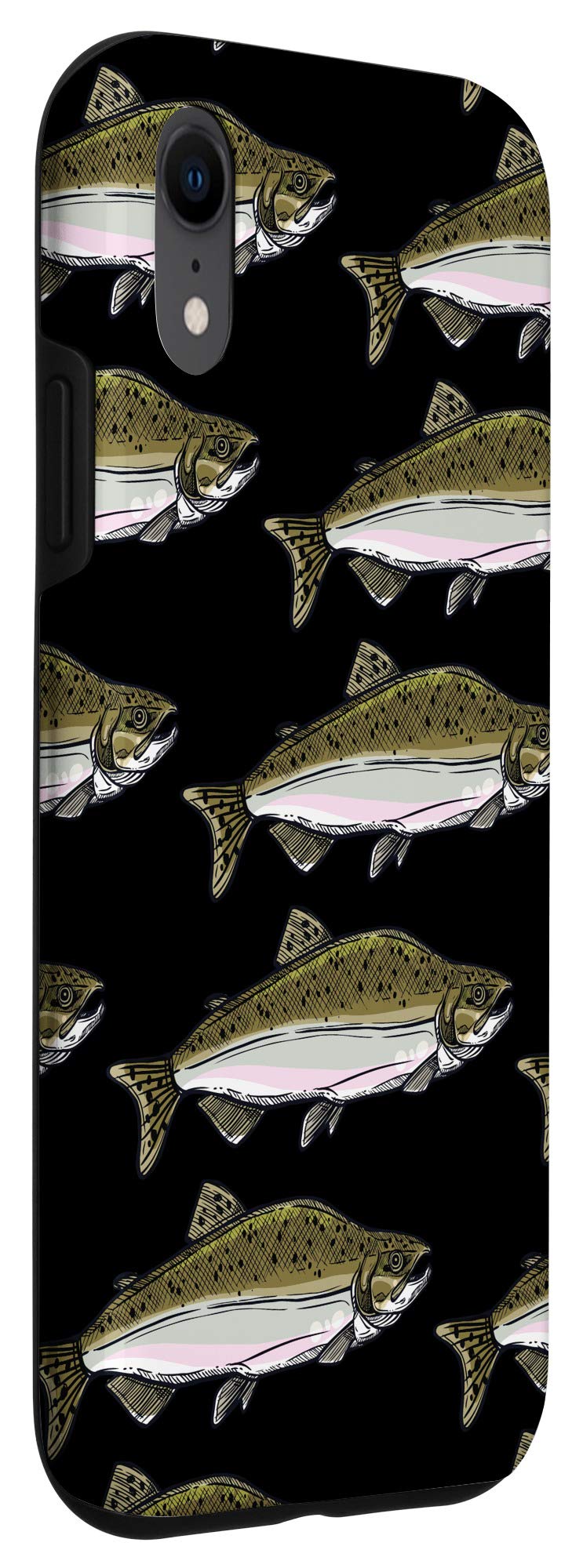 iPhone XR Case - Rainbow Trout Design Shockproof Protective Cover - Perfect for Outdoor Adventures, Travel & Daily Use