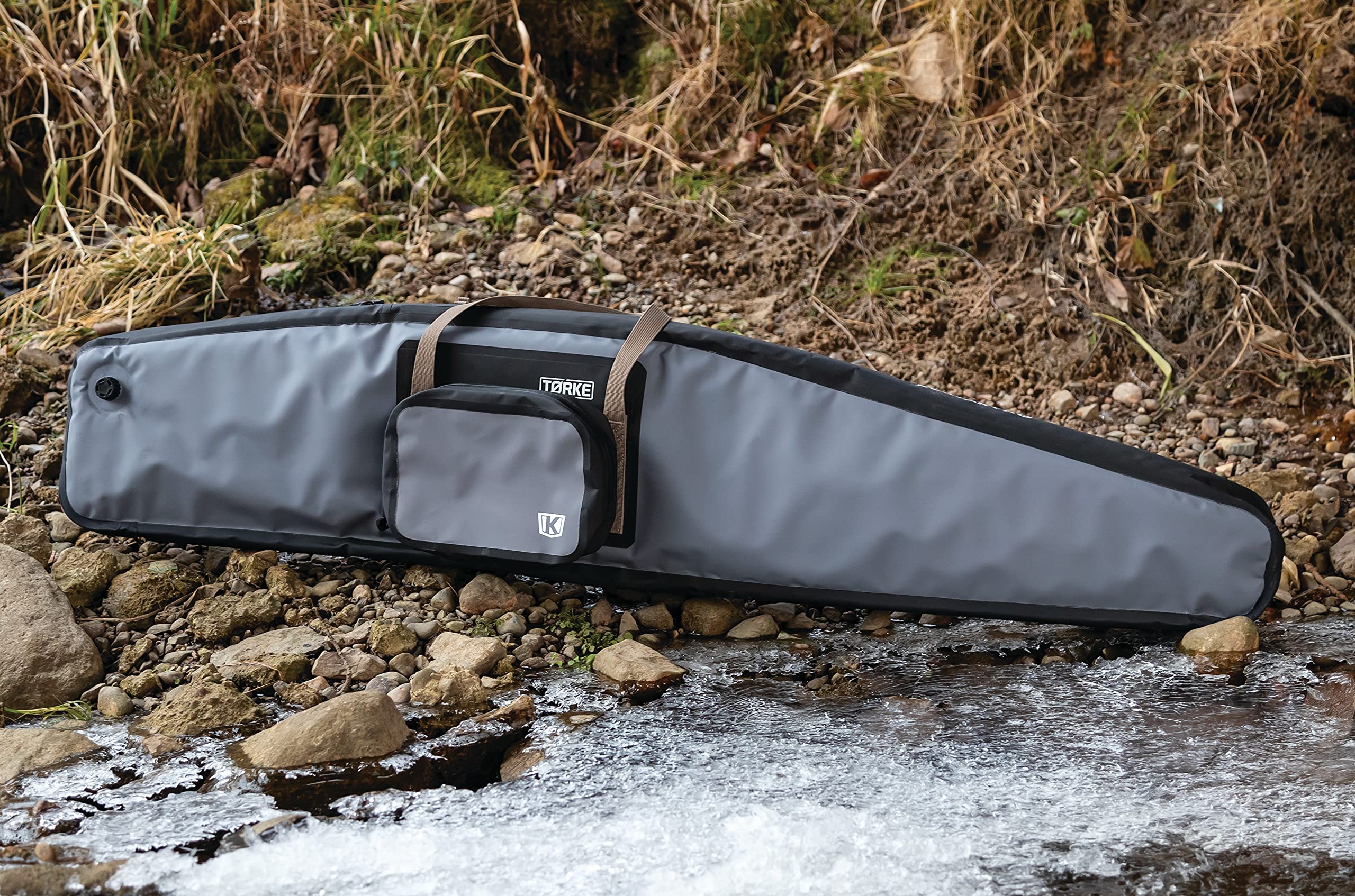 Kuryakyn 5178 Torke Dry Rifle Bag Plus - Waterproof Gun Case with Plush Padding for Firearm Protection | Hunting, Shooting Range & Outdoor Adventures (Black)