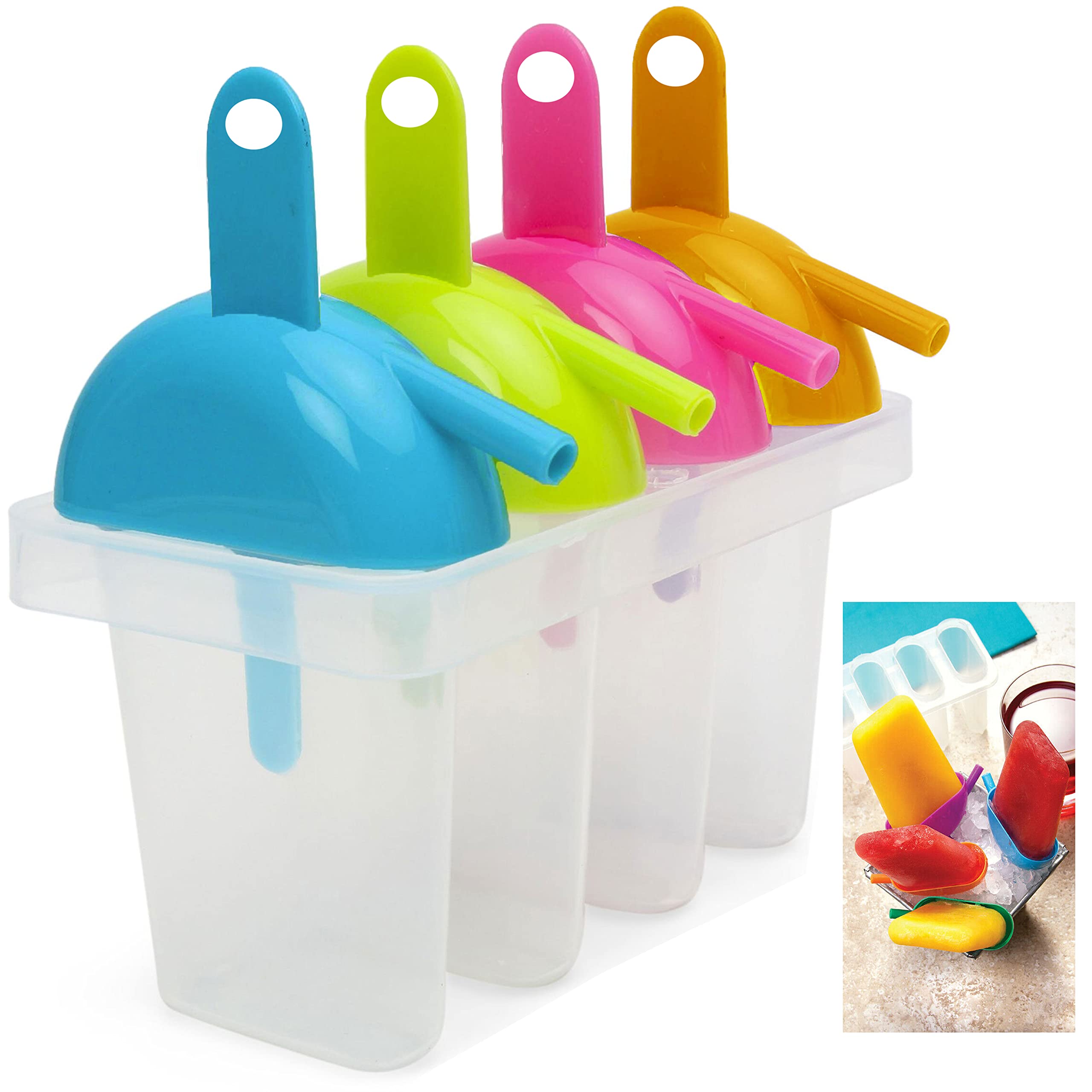 Best Popsicle Maker Mold for DIY Frozen Treats - Ice Pop & Lolly Molds for Homemade Ice Cream - Perfect for Summer Snacks, Kids Parties & Healthy Desserts