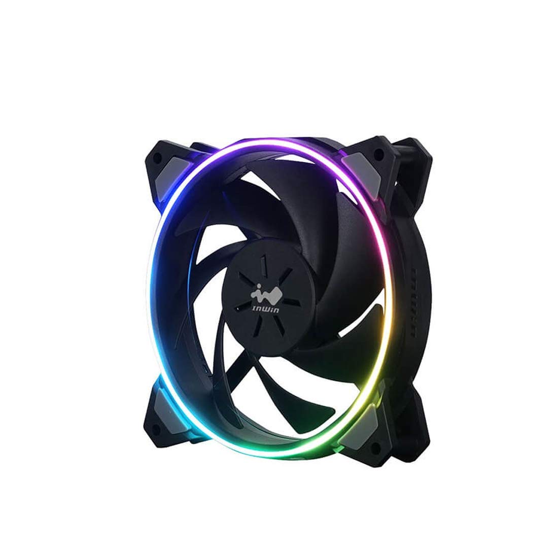 InWin Sirius Loop Addressable RGB 120mm Triple Fan Kit - High Performance PC Case Cooling Fans for Gaming PC, Workstation & Home Office Setup