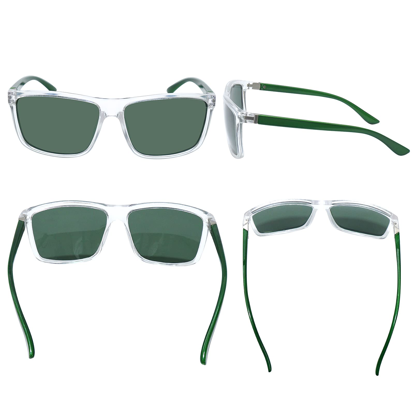 NIEEPA Men's Polarized Sports Sunglasses UV Protection Square Frame NP1007 - Perfect for Running, Cycling & Outdoor Activities