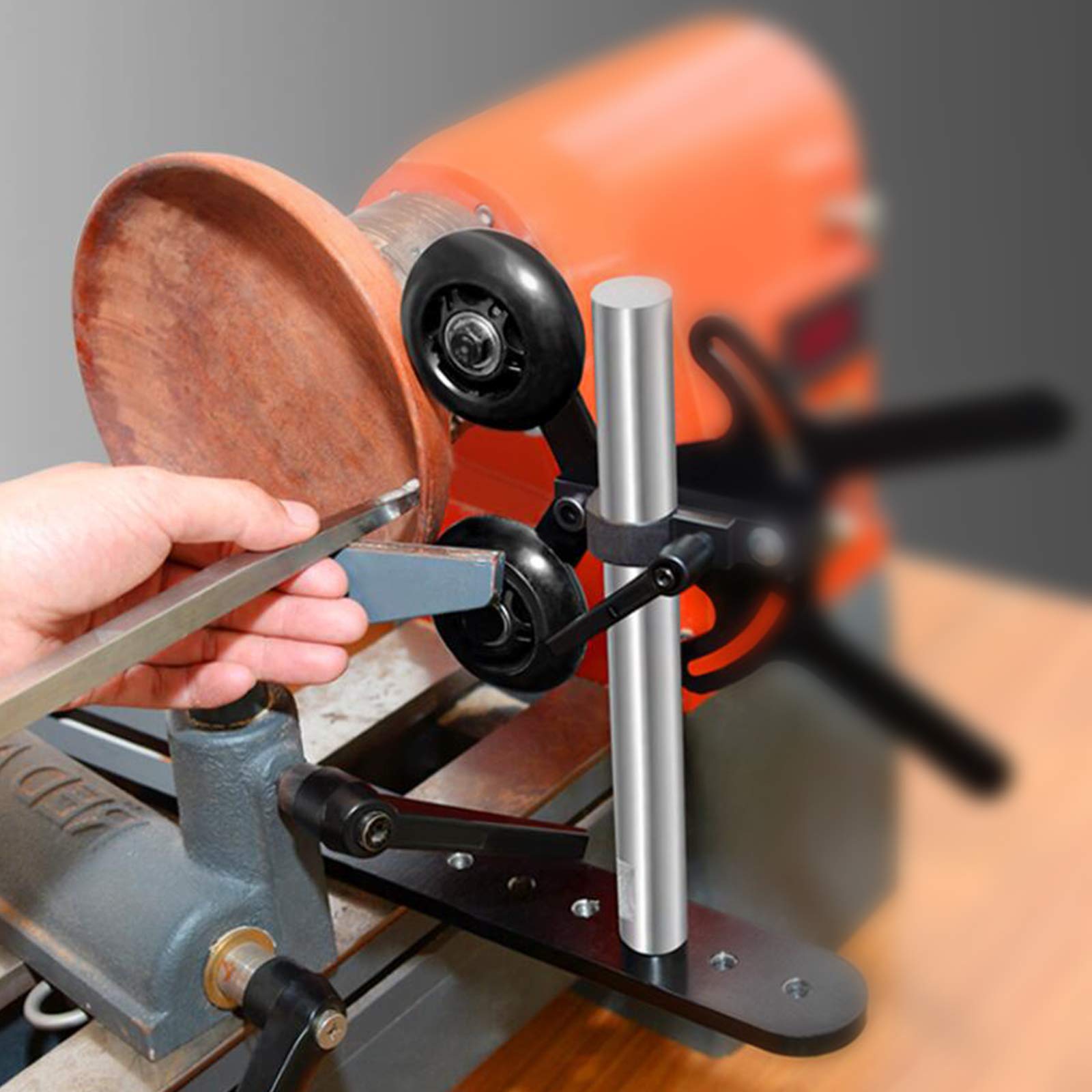 Premium Carbide Wood Lathe Tools Set - Round, Square & Diamond Inserts with Interchangeable Aluminum Alloy Handle - Perfect for Woodturning, Bowl Making & Furniture Crafting