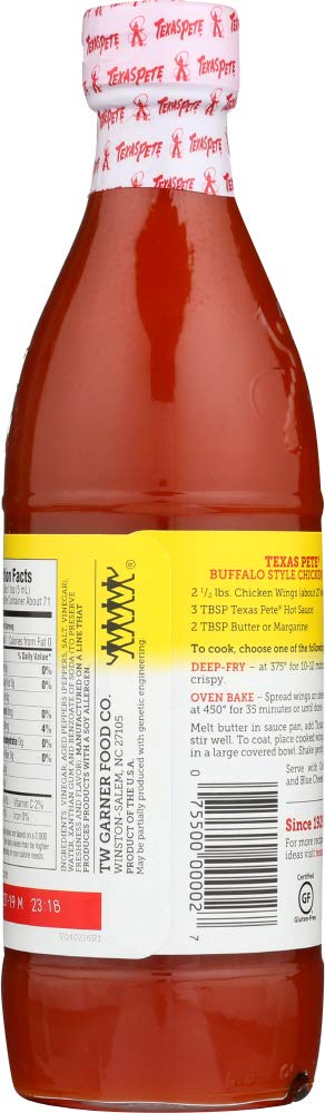 Texas Pete Original Hot Sauce - 3 Pack (12 oz Each) | Authentic Flavor, Perfect for Wings, Tacos & BBQ | Spicy Condiment for Cooking & Grilling