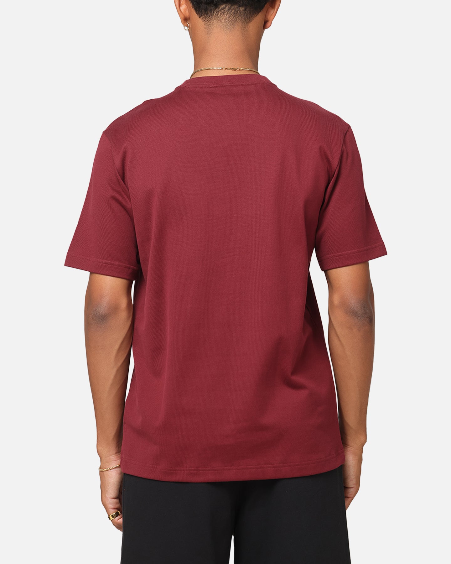 Adidas Men's Pocket T-Shirt - Shadow Red | Comfortable Casual Tee for Everyday Wear, Gym & Outdoors