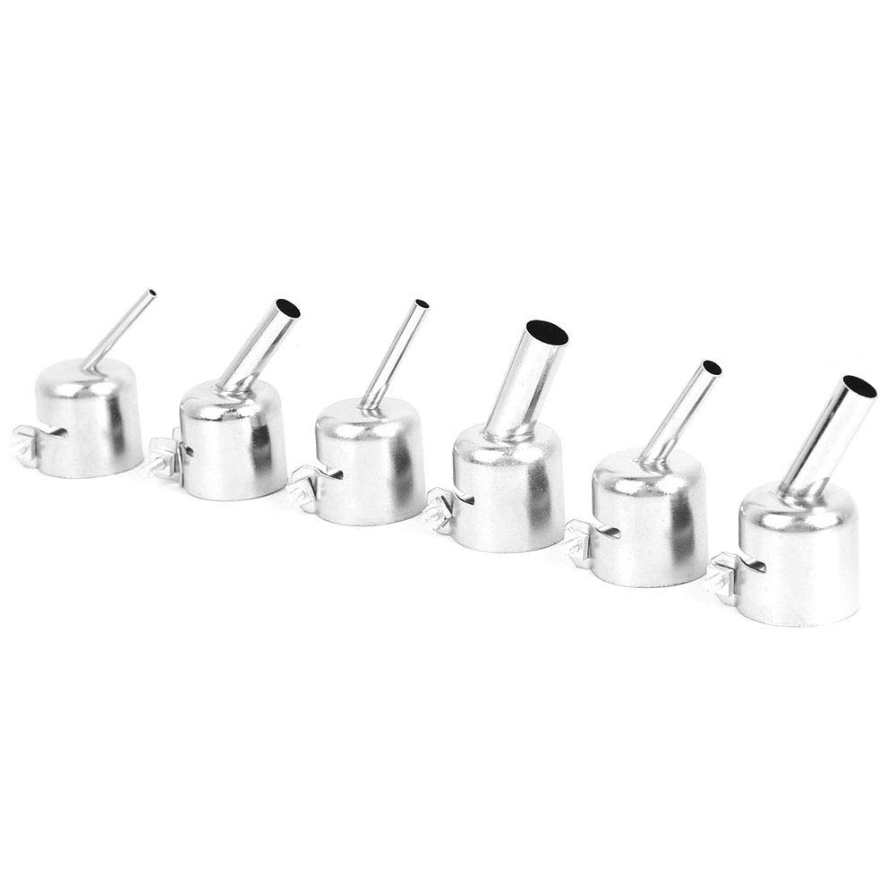 Aluminum Alloy 861DW Oblique Nozzle for Hot Air Desoldering Station - Small Size Stable Air Pump Nozzle for Industrial & Home Electronics Repair
