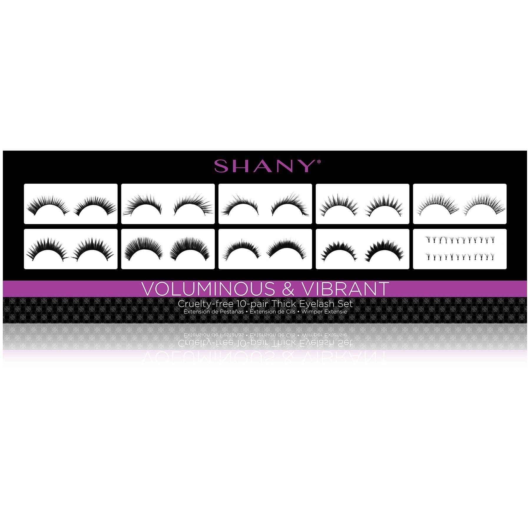 10 Pairs Reusable False Eyelashes Set - Natural & Dramatic Lashes for Day & Night Makeup - Perfect for Parties, Weddings, and Special Occasions