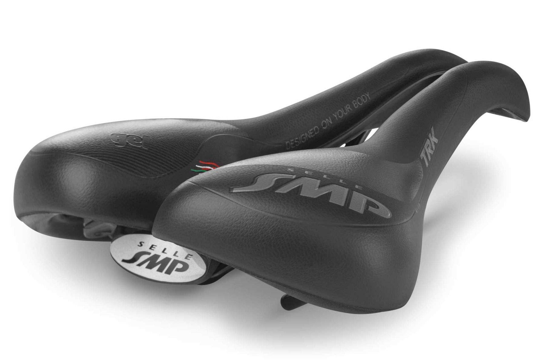 SMP Selle SMP TRK Gel Bike Saddle - Comfortable Cycling Seat for Road & Mountain Bikes | Perfect for Long-Distance Riding & Commuting