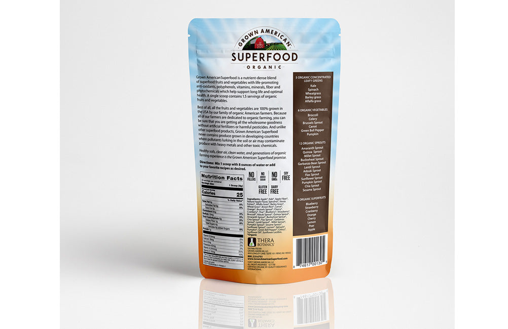 Organic Superfoods for Energy & Immunity - Grown in USA | Perfect for Smoothies, Salads & Healthy Snacking
