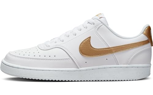 White Metallic Gold White