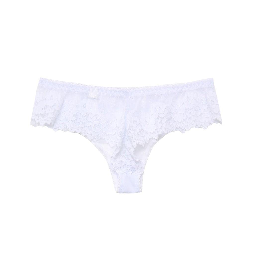 Sexy Women's Lingerie - Sparkling Sequins Hollow Out C-String Thong Panties | Invisible Underwear for Date Night & Special Occasions
