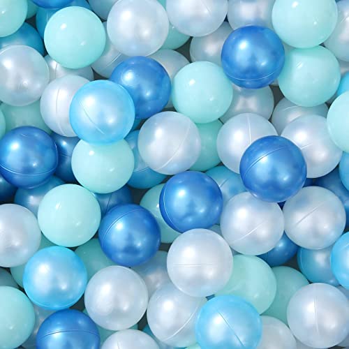 Pearl Blue+ Pearl Baby Blue+Pearl White+Mint Green