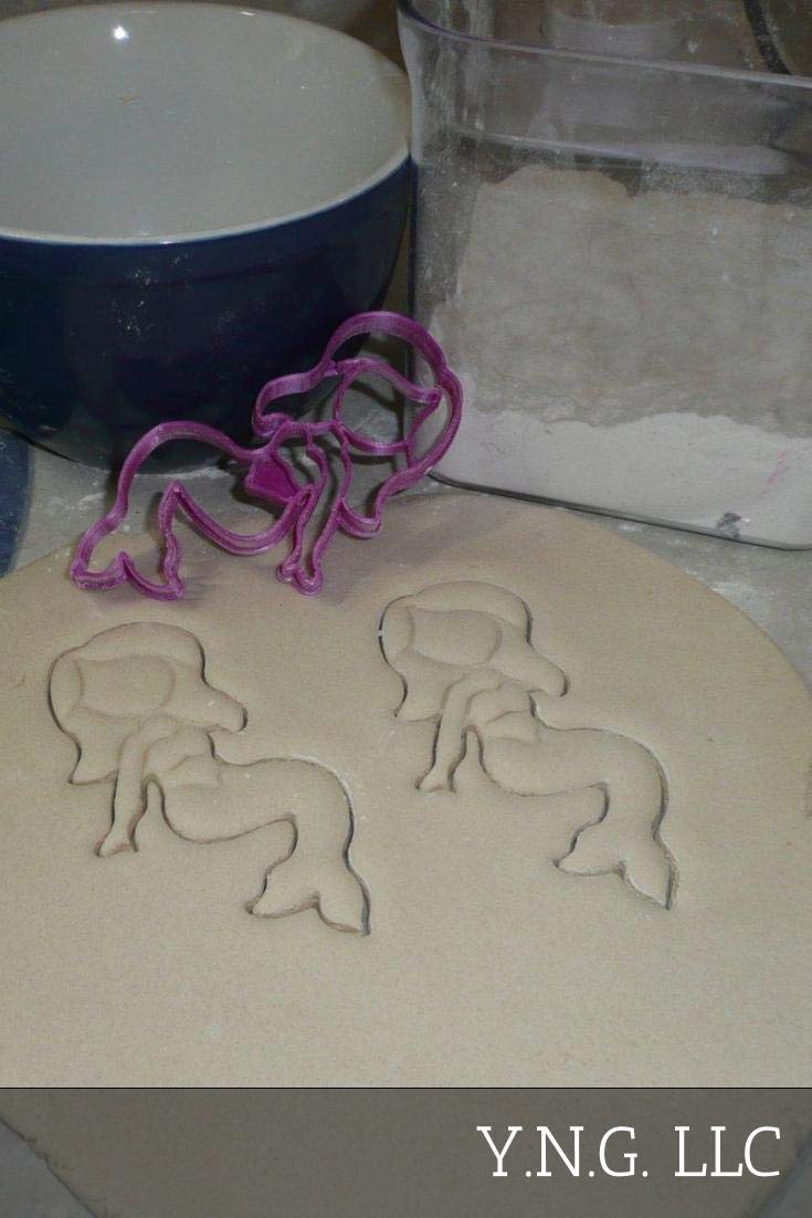 Fisherman or Mermaid Gender Reveal Baby Shower Cookie Cutter Set of 3 - Made in USA (PR1261) - Perfect for Baby Shower Decorations, Gender Reveal Parties & Baking Fun