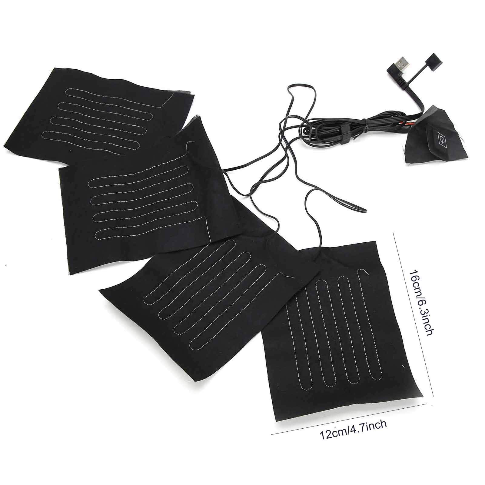 USB Electric Heating Pad - Soft & Adjustable Heating Clothes Vest for Winter Warmth - Perfect for Outdoor Activities, Home Use & Pain Relief