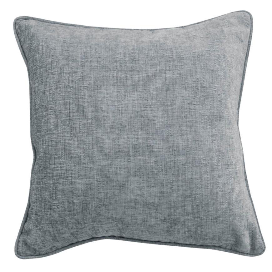 Amberley Cushion Cover in Nickel - Premium Decorative Pillow Case for Sofa, Bed & Home Decor