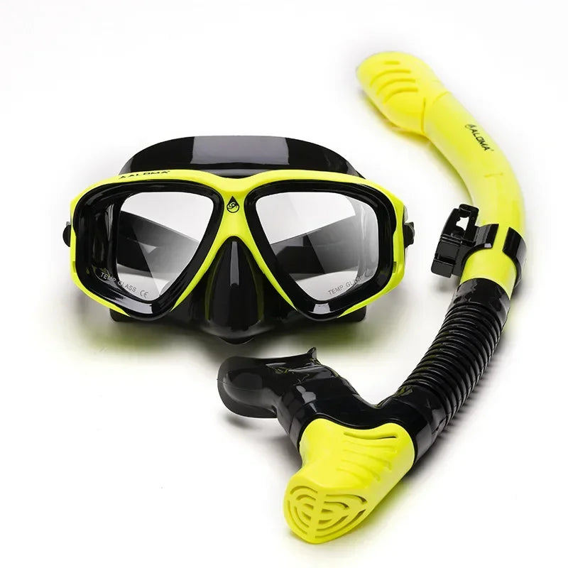 Aleefa Unisex Swim Goggles - Anti-Fog Plastic Resin Lens with PC Frame & Silicone Seal for Swimming, Snorkeling, and Water Sports - Comfortable Fit for Adults & Kids (Model 64307)