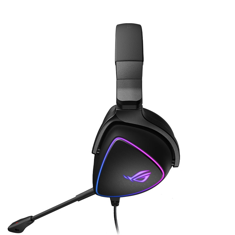 ASUS ROG Delta S RGB Gaming Headset with Hi-Res Audio, 50mm Drivers & AI Noise Cancellation - Perfect for PC, PS5, Xbox & Competitive Esports Gaming