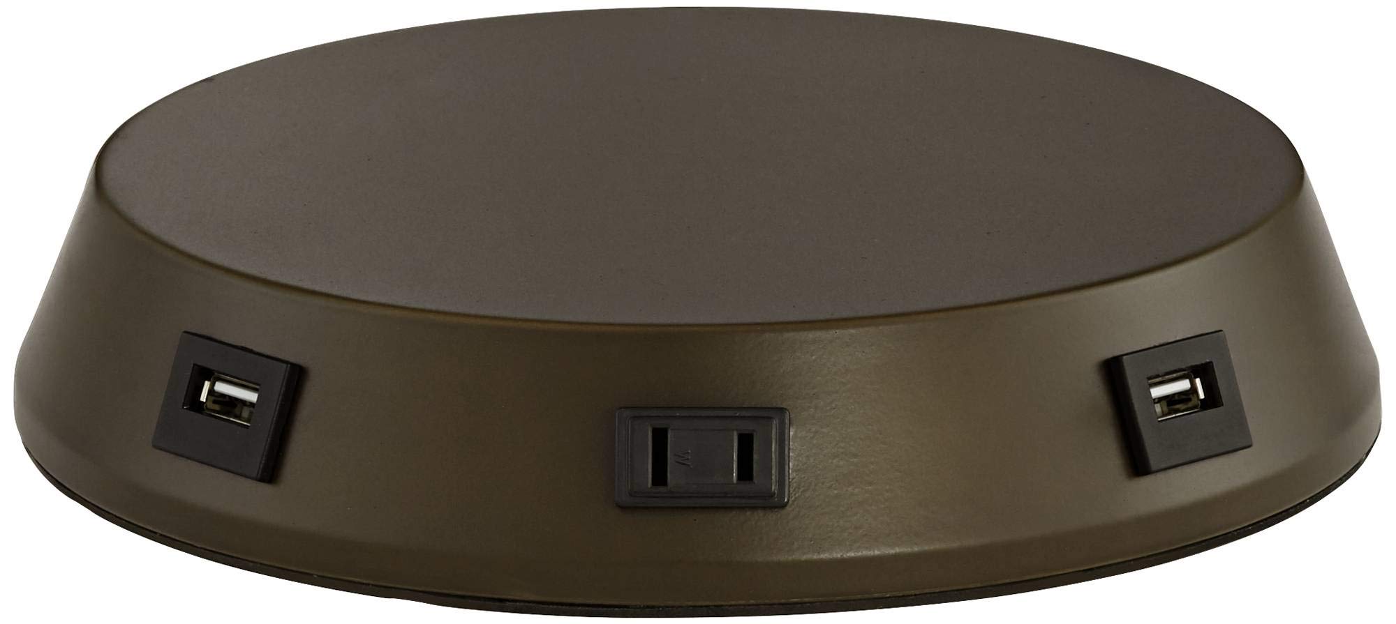 Color + Plus Gecko Double Gourd Table Lamp with USB Charging Station - Modern Home Office Desk Lighting for Work & Study