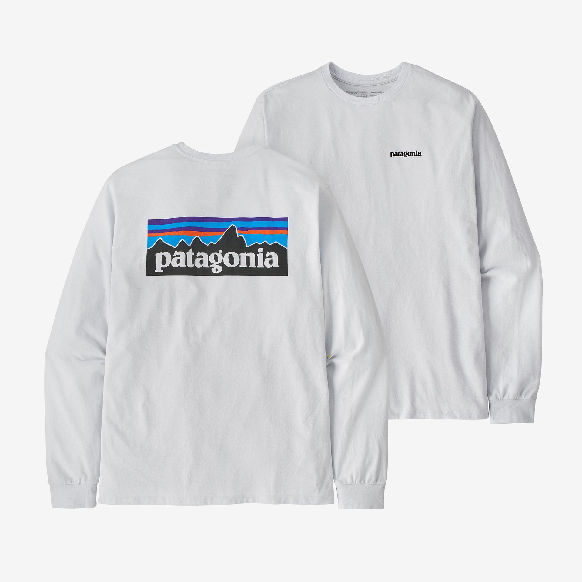 Men's Long Sleeve P6 Logo Responsibility Tee® - Comfortable Casual Shirt for Everyday Wear, Work & Outdoor Activities