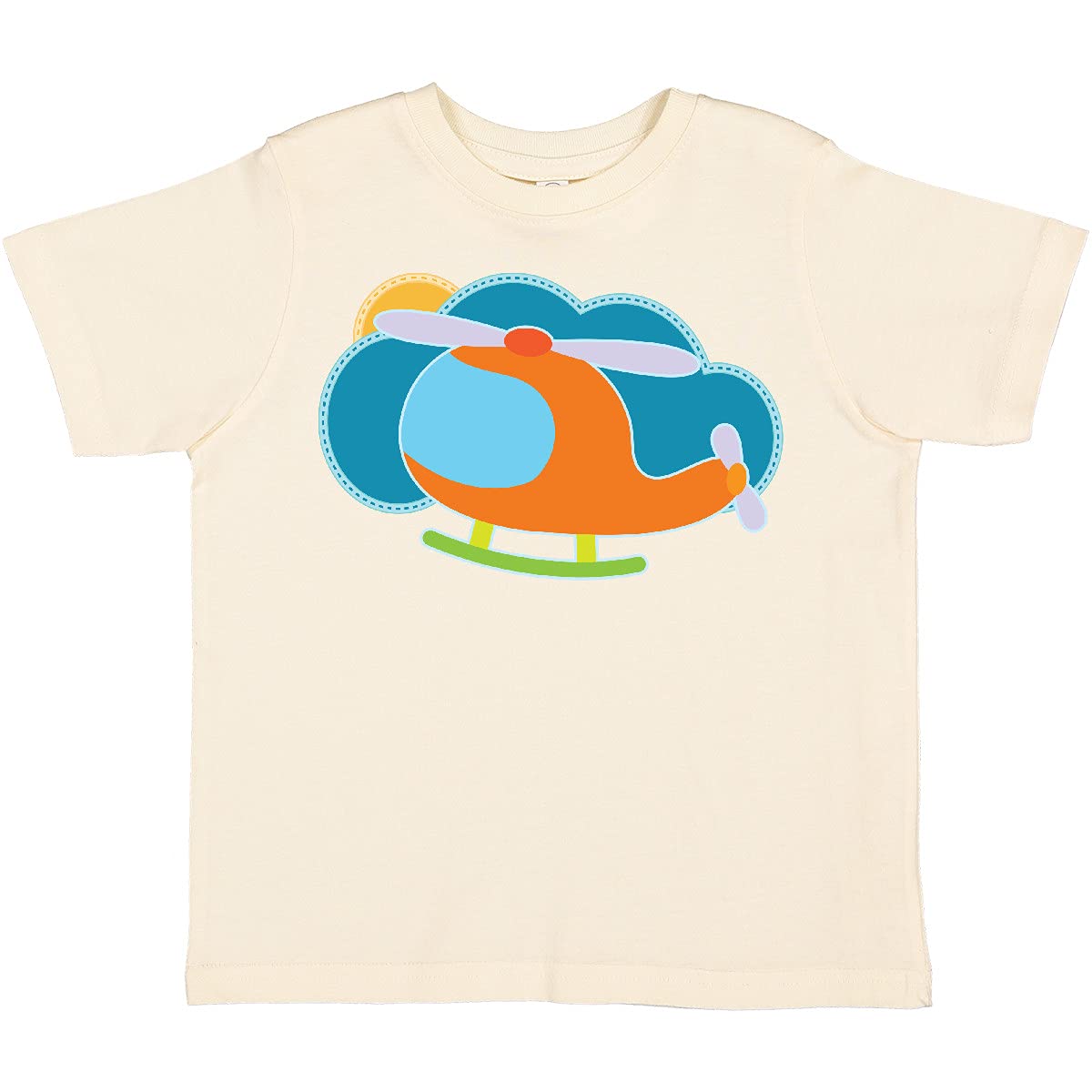 Inktastic Helicopter Graphic Boys Toddler T-Shirt - Soft Cotton Short Sleeve Tee for Kids, Toddlers & Baby Boys - Perfect for Playtime, School & Everyday Wear