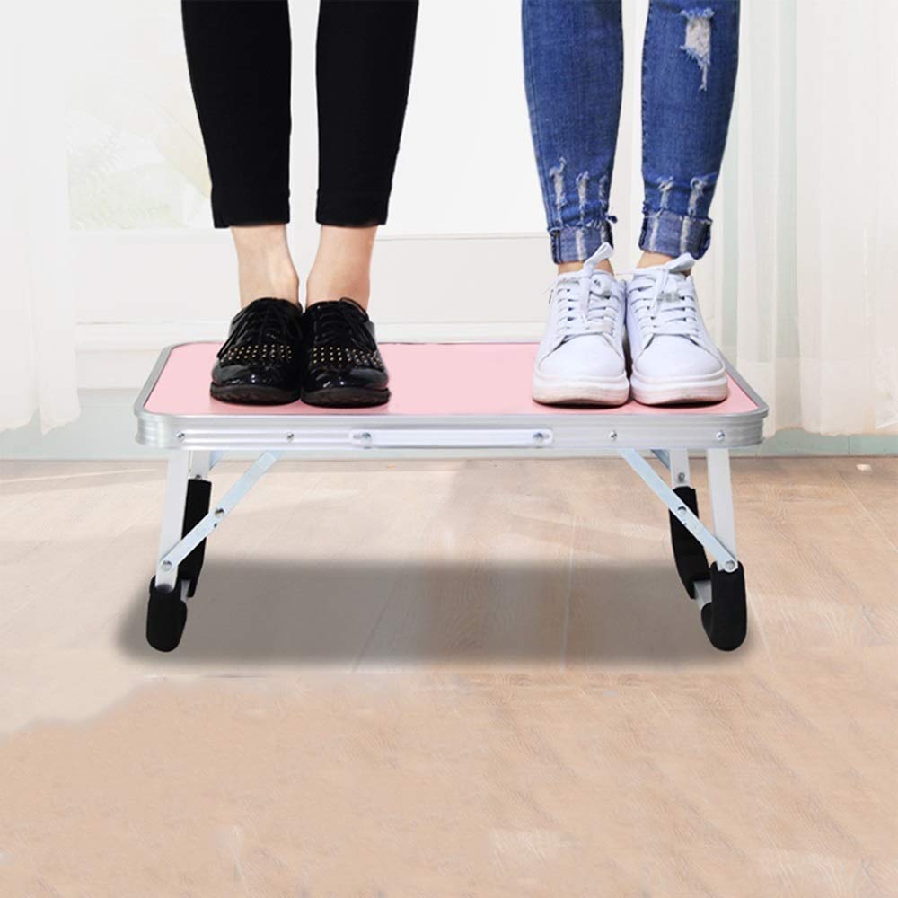 Extra Large Folding Desk Tray Table with Locking Foldable Legs & Carry Handle - Portable Laptop Bed Table for Home Office, Study, Dorm, Picnic, Kids Play & Craft Activities