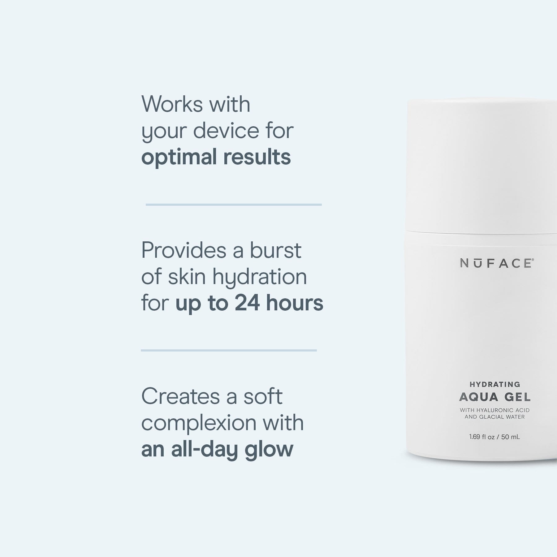 Hydrating Aqua Gel - Lightweight Water-Based Moisturizer for Dry & Sensitive Skin | Perfect for Daily Hydration & Night Care Routine