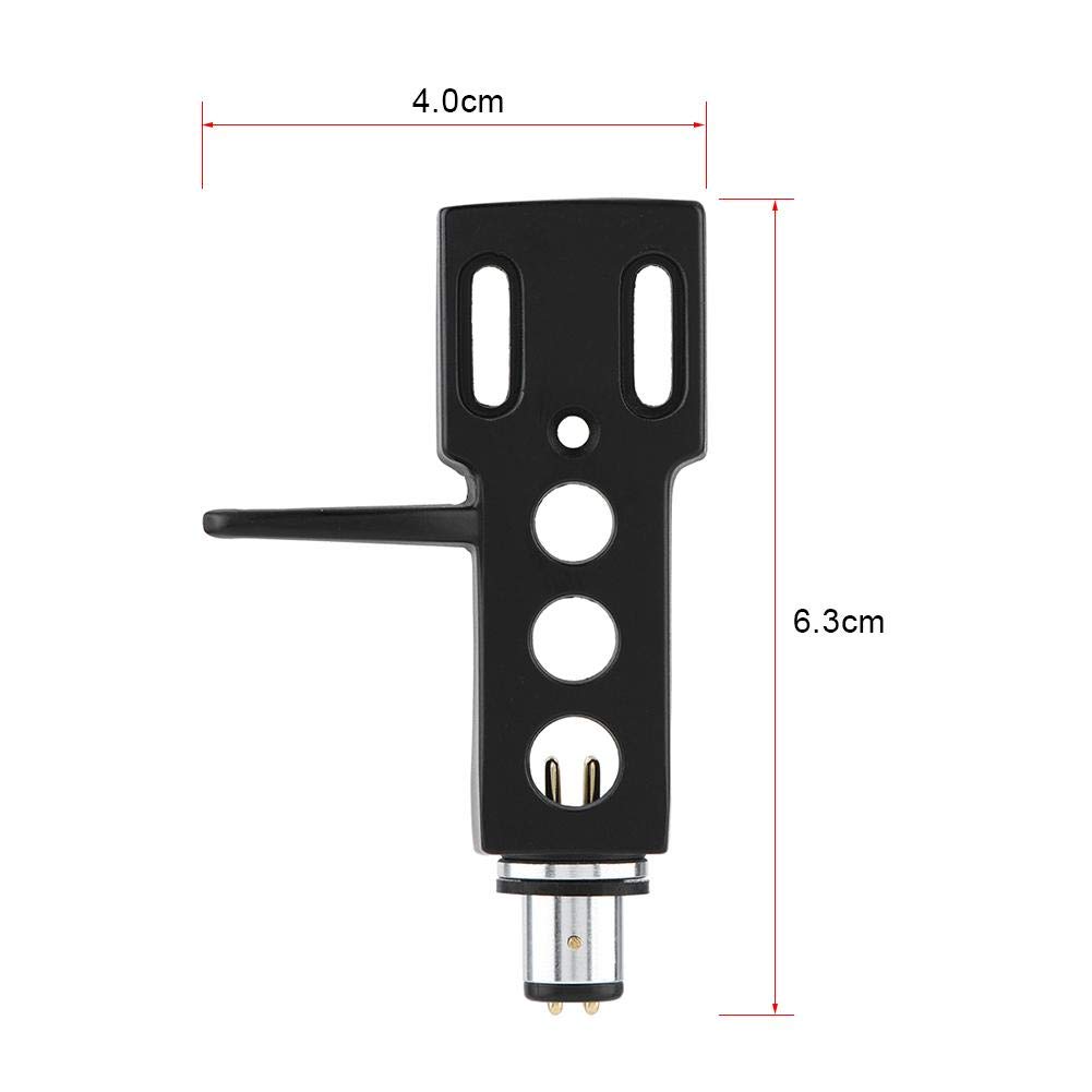 Universal Plastic Turntable Headshell Replacement with Oxygen-Free Copper Wires - Compatible with Most Phono Cartridges - Perfect for Vinyl Record Players & DJ Turntables