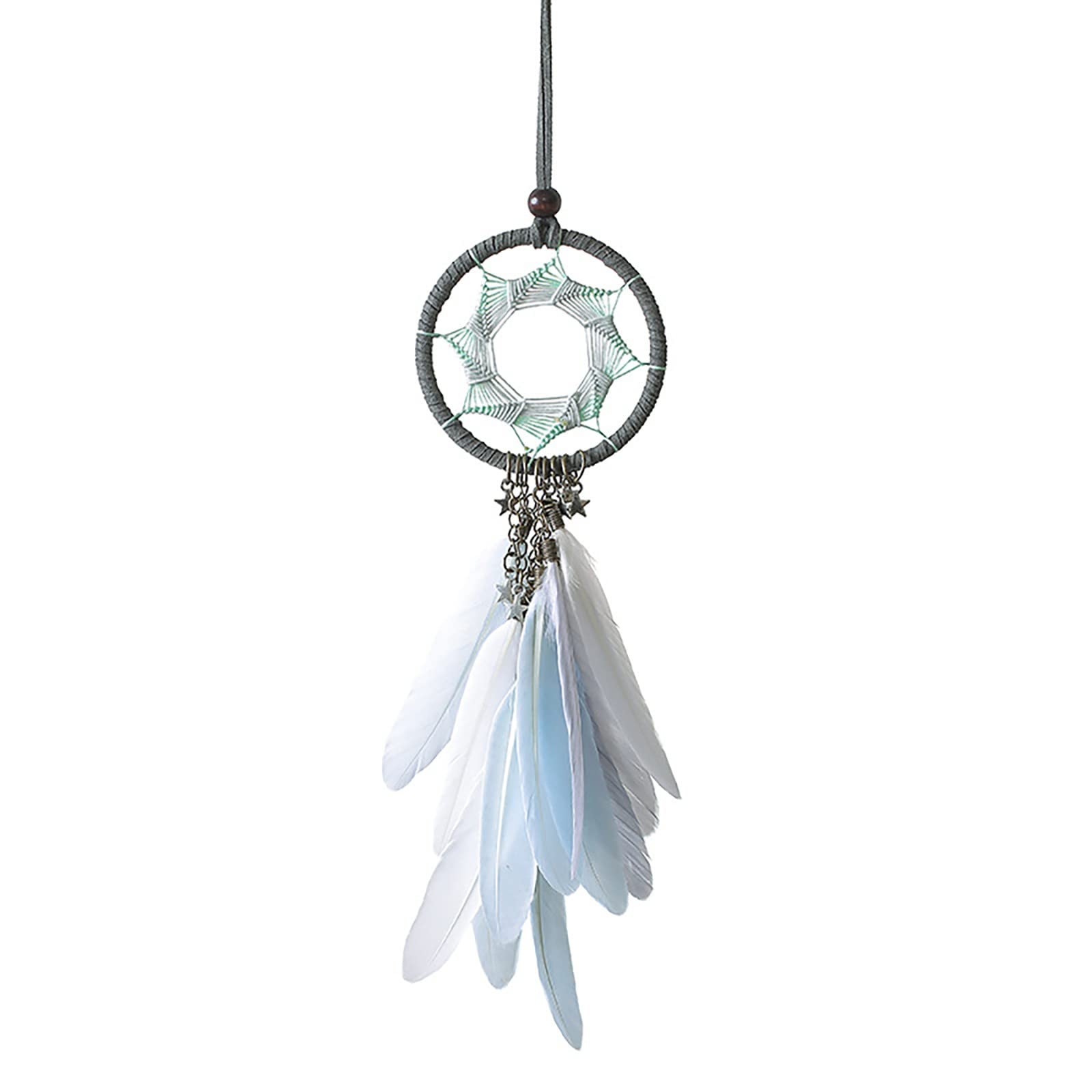 Handmade Boho Dream Pendant Wall Decor - Crystal Stone Hanging Ornament for Bedroom, Home, Wedding & Car Mirror Decorations - Perfect Gift for Boho Lovers & Craft Enthusiasts | Use in Bedrooms, Living Rooms, Weddings, Parties & Car Interiors