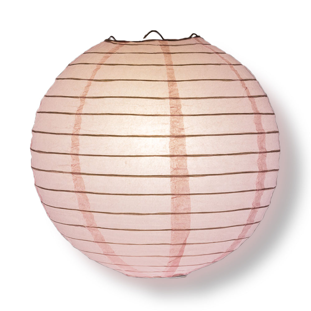 12-Piece Pink Paper Lantern Set for Wedding & Party Decorations - 12/10/8 Inch Chinese Hanging Lanterns - Perfect for Birthday Parties, Baby Showers & Home Decor