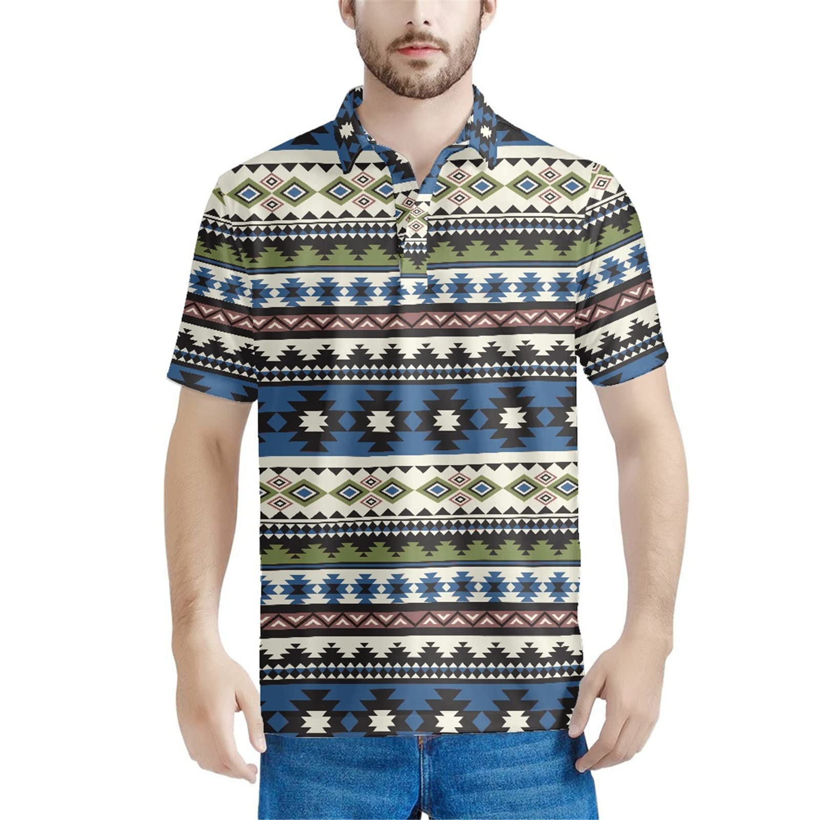 AFPANQZ Men's Graphic Print Casual T-Shirt - Short Sleeve Breathable Athletic Tee for Gym, Running & Everyday Wear