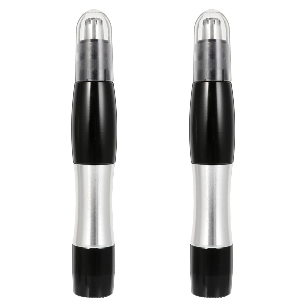 Healifty 2-in-1 Electric Beard & Nose Hair Trimmer for Men - Rechargeable Eyebrow Razor, Ear Hair Clipper & Grooming Kit - Perfect for Travel, Home & Professional Use
