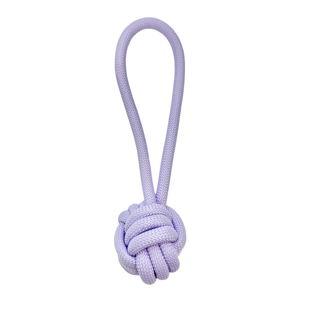 Durable Rope Dog Toy for Chewing and Tug of War - Strong Lilac Color - Perfect for Indoor and Outdoor Playtime with Your Pet