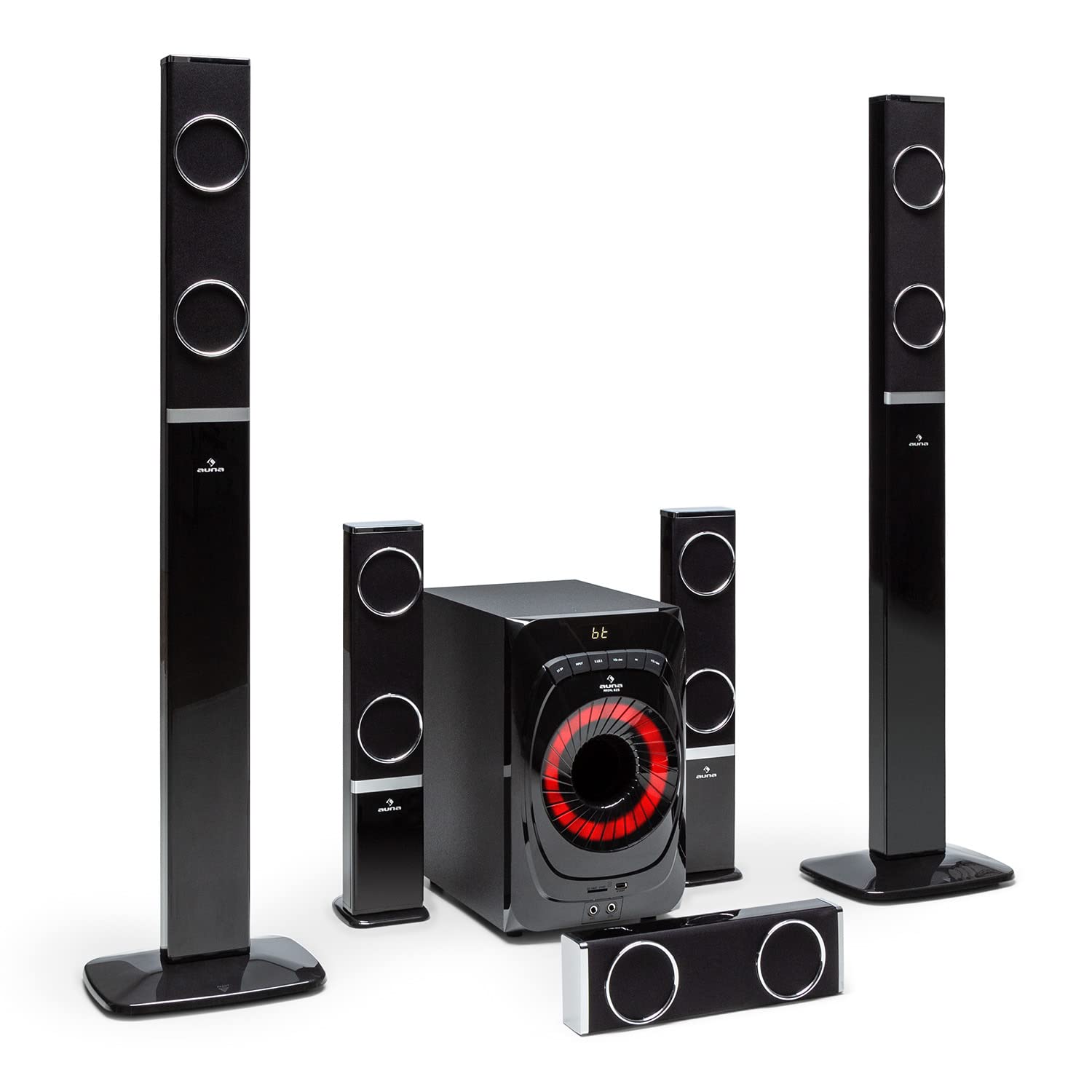 auna Areal 825 5.1 Channel Home Theater System - 200W RMS Power, 8