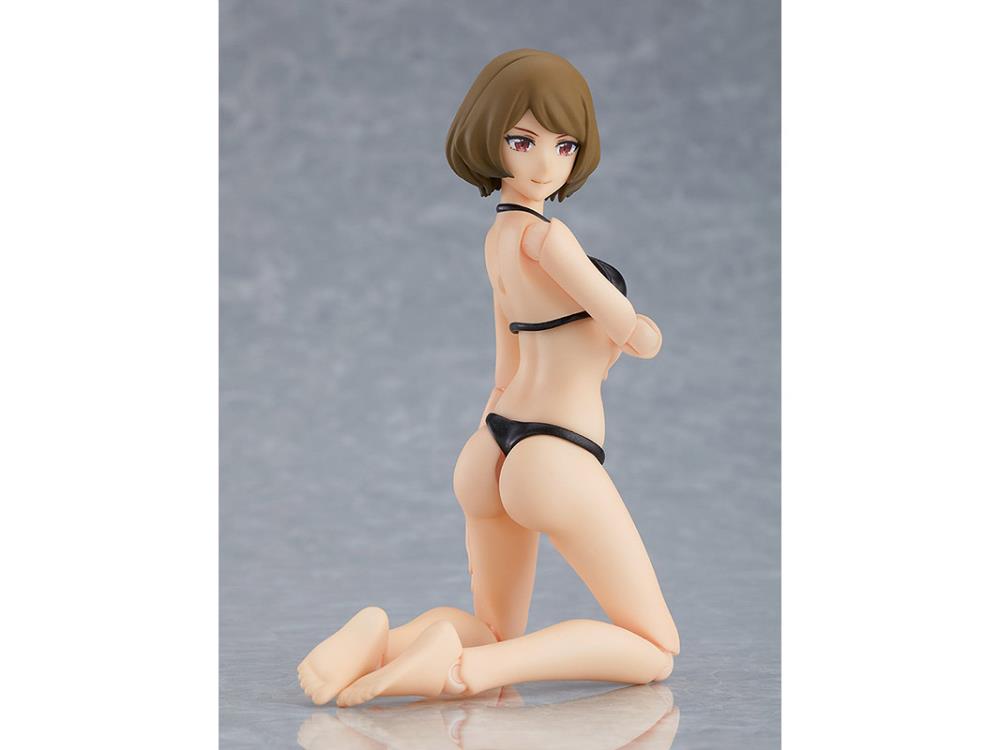 Figma #495 Chiaki Female Swimsuit Body Action Figure - Anime Collectible for Display & Photography | Perfect for Cosplay, Gift Giving & Anime Fans Collection