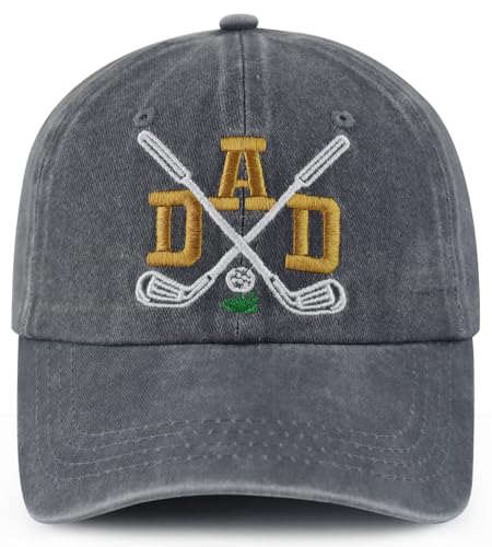 Golf Dad Embroidered Gray