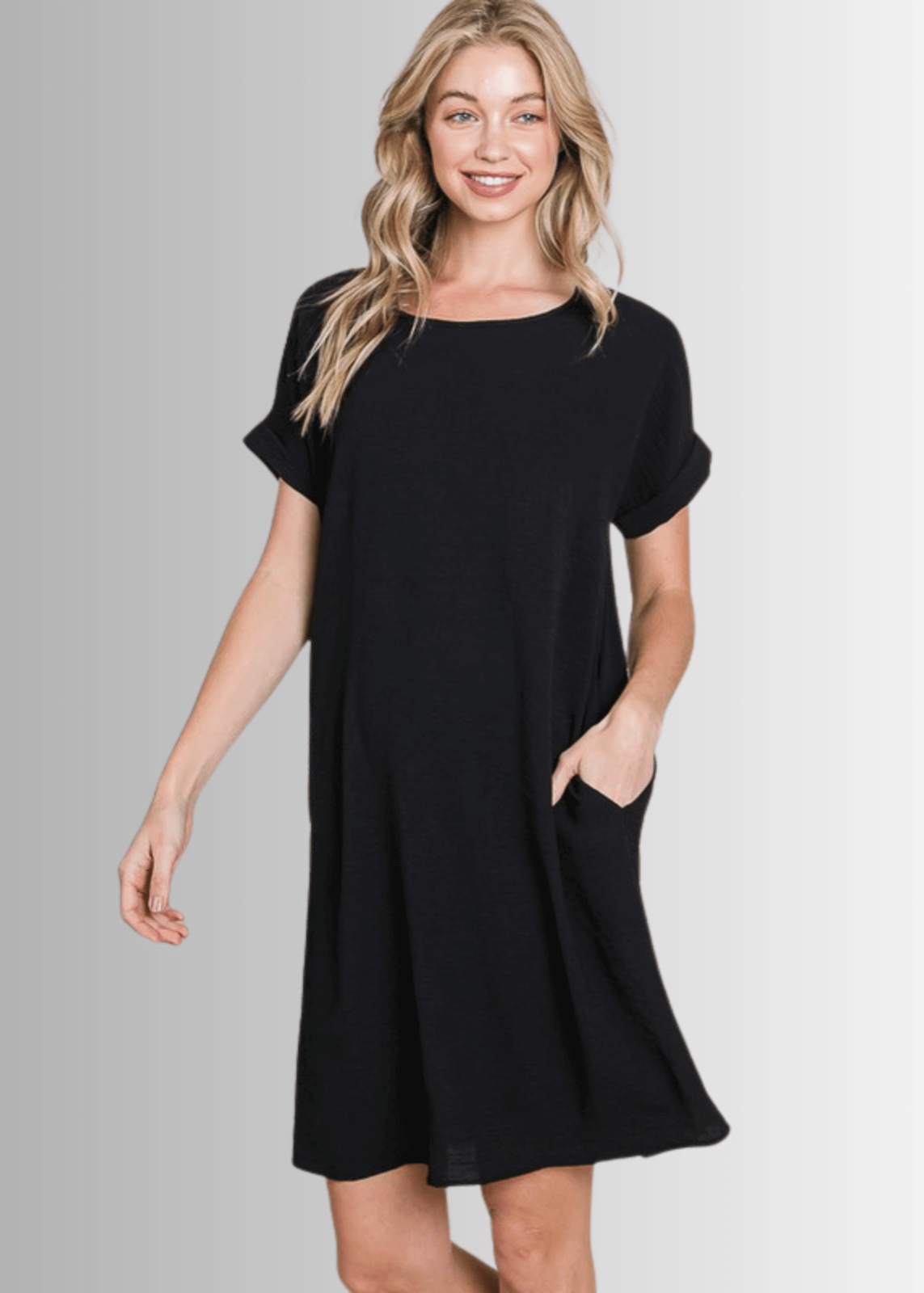 Adley Textured Shirt Dress for Women - Stylish Button Down Long Sleeve Tunic Top - Perfect for Office, Casual Outings & Date Nights