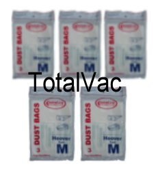 Hoover Type M Vacuum Bags - 15 Pack for Home Cleaning