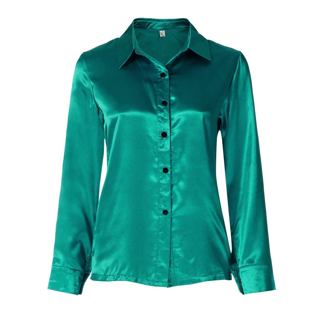 Women's Long Sleeve Button Down Blouse - Casual Fashion Tank Top Shirt for Women | Perfect for Office Wear, Summer Outfits & Layering Essentials