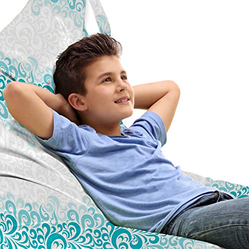 Teal Turquoise White